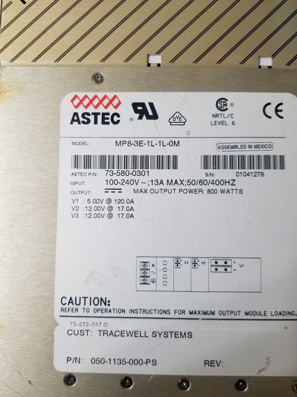 Astec  MP8-3E-1L-1L-0M power supply 2